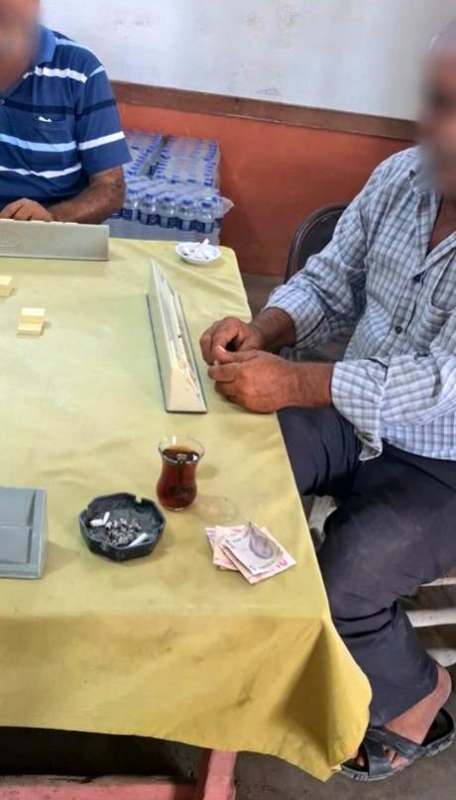 Kumar oynayan 11 kişiye 14 bin 696 lira ceza